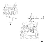 Нагреватель коллектора 2-х тактного ПЛМ MERCURY 40 M Серийный номер от 0P325500 и выше