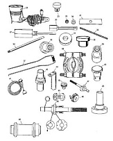 Инструменты (Часть 2) 4-Х ТАКТНОГО ПЛМ MERCURY 60 Серийный номер от 1C000001 до 1C050251