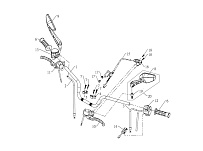 Детали руля КВАДРОЦИКЛА STELS ATV 700 GT1