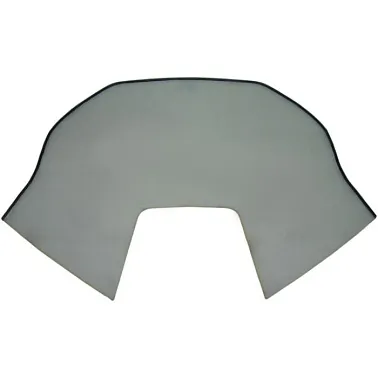 Стекло ветровое для снегохода Буран с вырезом под фару (высота 38см, толщина 3мм, МПК)