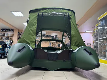 Ходовой комб. (носовой+основной) тент MISHIMO 430 LITE/PRO/LITE DF зеленый